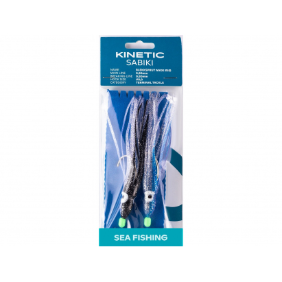 Kinetic Návazec Sabiki Blekksprut Maxi 8/0 110cm Blue Black Glitter