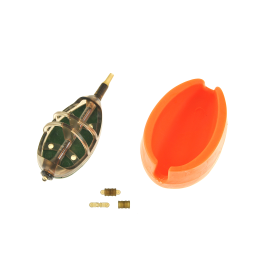 FEEDERS+MOLD+QUICK CONNECT RELEASE BEADS - Jaxon method feeder krmíka sestava 2ks krmítko, 1 forma a 5 konektorů