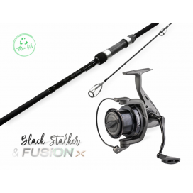 Zfish Combo Prut Black Stalker 3 m 3 lb + Naviják Fusion X 6000