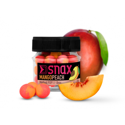 Delphin Nástraha D Snax Pop Mango Broskev 8mm 20g