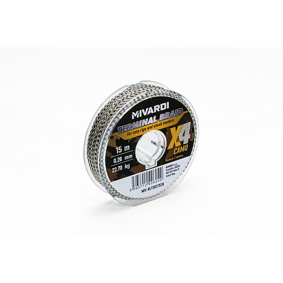 Terminal X4 braid 0.12 mm - camo