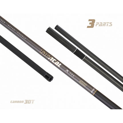 Zfish Podběráková Tyč Tactical Handle 4 m 3 díl