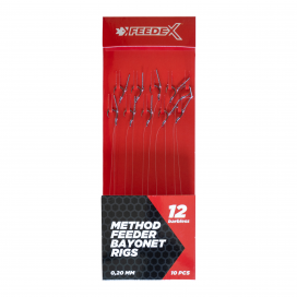 FEEDER EXPERT návazce - Návazce č.12 s bajonetem bez protihrotu 10ks
