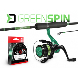 Přívlačový set Delphin GreenSPIN - 210cm/30g + 2T + 0,234mm