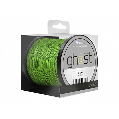 Delphin GHOST 8+1 / zelená 0,16mm 8,2kg 300m Delphin GHOST 8+1 / zelená 0,16mm 8,2kg 300m