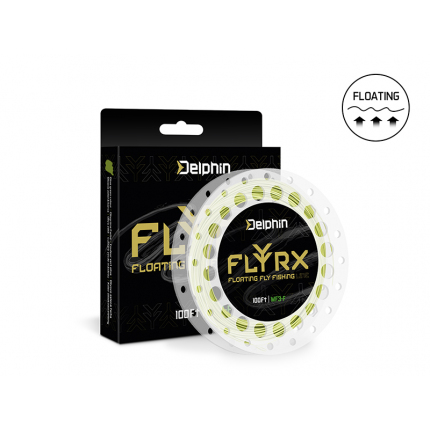 Delphin Muškařská Šňůra Flyrx 100 ft WF3-F / 100 FT