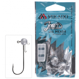 Mikado Jigové Hlavičky Jaws Stinger Eye 20g8/0 Bn 3 Ks