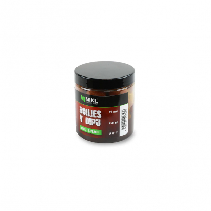 Nikl Boilies V Dipu Chilli & Peach 250 ml