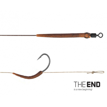 Delphin Návazec The End Boilie Rig 2ks 20cm/25lbs/#6