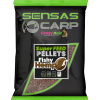 Sensas Pelety Super Feed Fishy Hemp 650g 