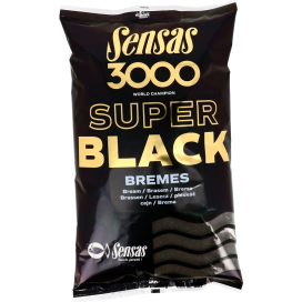 Sensas Krmení 3000 Super Black Cejn Černý 1kg