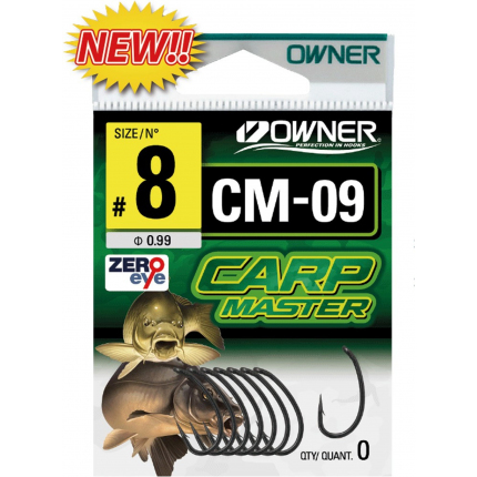 háček Owner CM-9 /9ks/ 56716.08 - CURVE SHANK