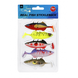 Mikado Nástraha Real Fish Stickleback 8cm / Mix 5 Ks Mikado Nástraha Real Fish Stickleback 8cm / Mix 5 Ks