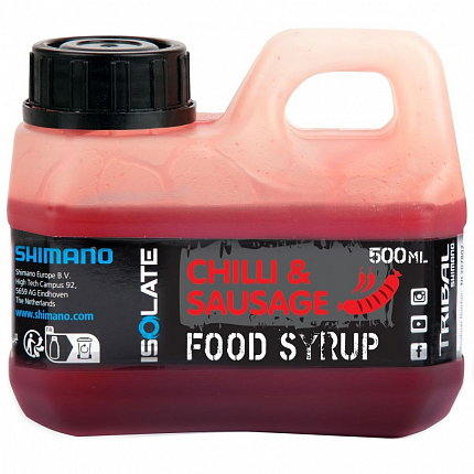 Shimano Booster Isolate Food Syrup Attractant Chilli Sausage 500 ml