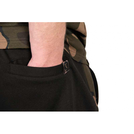 Fox Tepláky LW Black Camo Combat Joggers