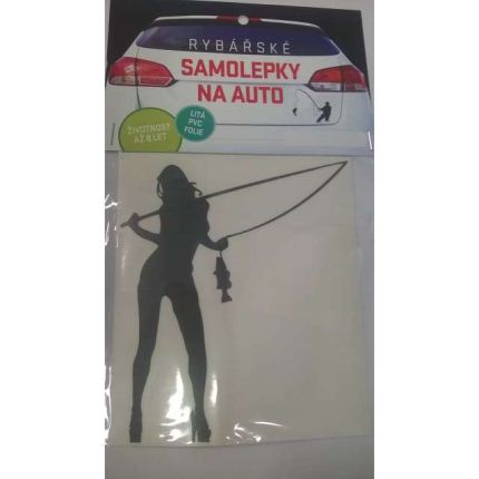 Samolepka Rybářka
