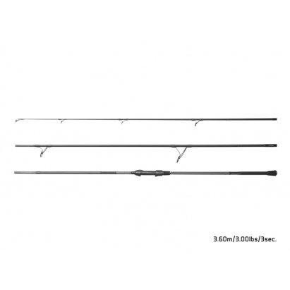 Delphin Prut CorsaBLACK NERO 3,6 m 3 lb 3-díl