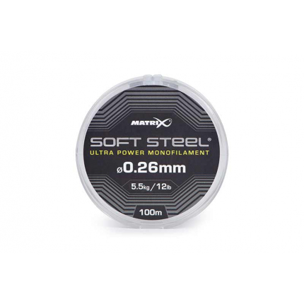 Matrix Vlasec Soft Steel Ultra Power Monofilament 100 m