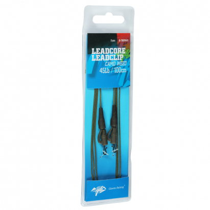 Giants Fishing Montáž S Olověnou Šňůrkou Leadcore 45Lb Leadclip 2ks 100cm