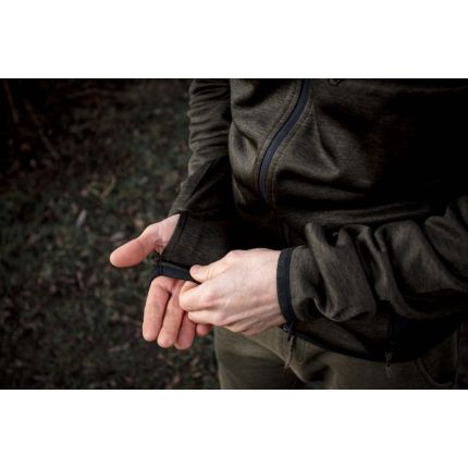 Trakker Mikina Marl Fleece Back Hoody