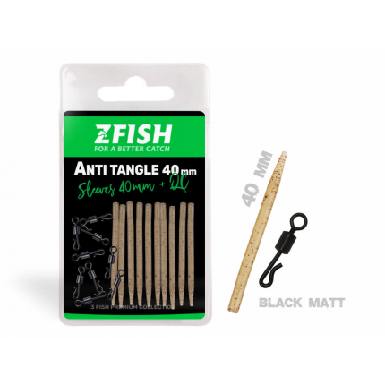 Zfish Sada Převleků Anti Tangle Sleeves + Obratlík QC Vel 8 10 ks