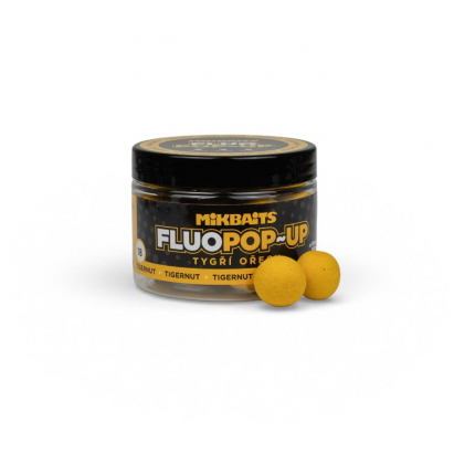 Plovoucí fluo boilie 150ml - Tygří ořech 18mm
