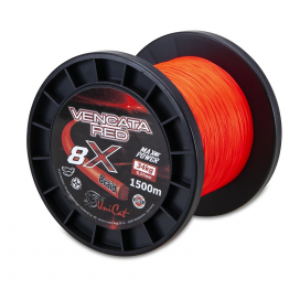 Uni Cat Šňůra 8 X Vencata Red 1m 0,60mm