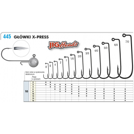 Kamatsu – Jigová hlavička X-PRESS 4/0-6g BLN 3ks - Kamatsu Jigová hlavička X-PRESS 4/0 3ks