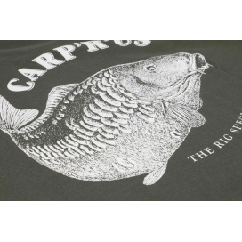 Carp´R´Us Tričko Mouthsnagger army zelené - Velikost: S Carp´R´Us Tričko Mouthsnagger army zelené - Velikost: S
