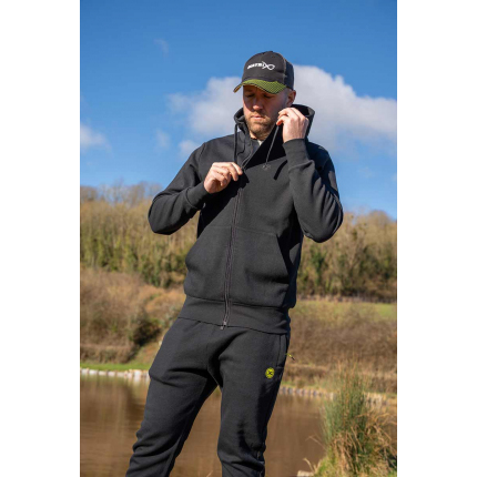 Matrix Mikina Zipped Hoody Black Stealth