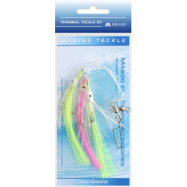 Mikado Mořský Návazec Octopus Rig Hair 7.5cm Háček: 2/0 1 Ks