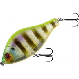 Mikado Wobler Mft Jerk 7cm / Chartreuse Bluegill Suspending 1 Ks