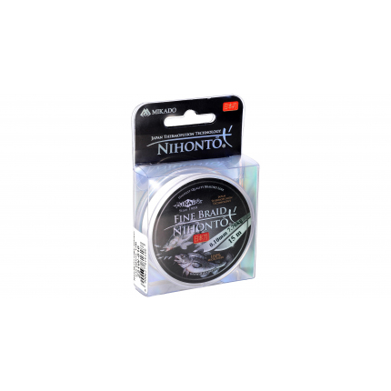 Mikado Pletená Šňůra Nihonto Fine Braid 15m Bílá