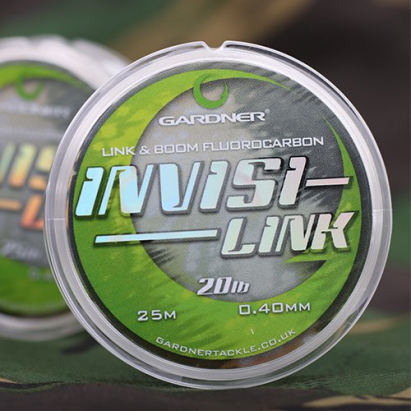 Gardner Fluorocarbonový vlasec Invisi-Link 25m|0,40mm/20lb Gardner Fluorocarbonový vlasec Invisi-Link 25m|0,40mm/20lb