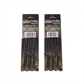 Gardner Návazce Camflex Helicopter Leadcore Leaders 35lb 3ks 1,5m Silt (Bahno)