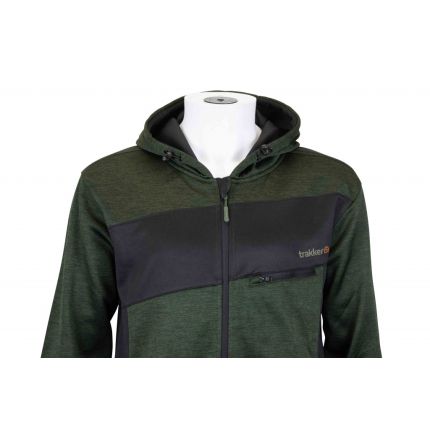 Trakker Mikina Marl Fleece Back Hoody