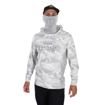 Fox Rage Triko UV Hooded Light Camo Top