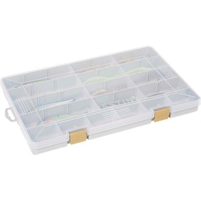 Westin Krabička W3 Tackle Box Grey / Clear 35,5 x 22,5 x 3,5 cm