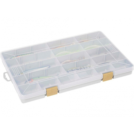 Westin Krabička W3 Tackle Box Grey / Clear 35,5 x 22,5 x 3,5 cm
