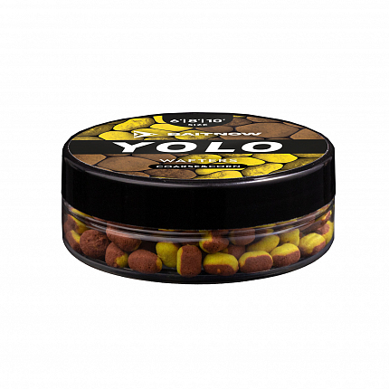 BaitNow Wafters Method Feeder Yolo Yellow & Bronze Coarse & Corn Vel. 6/8/10 24g 1 Ks