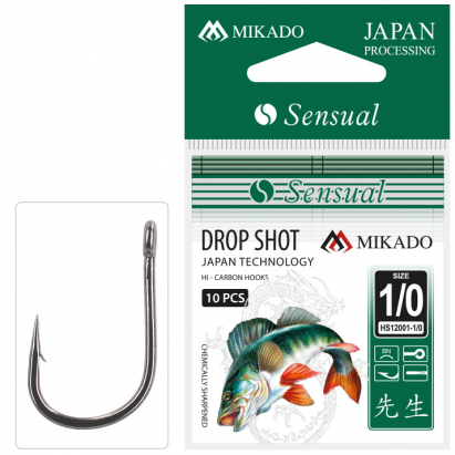 Mikado Háček Sensual Drop Shot Vel. 3/0 Bn 10 Ks