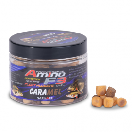 Saenger plovoucí nuggetky Amino F-3 10x8mm Karamel 50g Saenger plovoucí nuggetky Amino F-3 10x8mm Karamel 50g