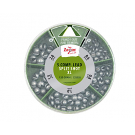 Sada broků 5 Lead Split Shot - 120 g/ vel.XL