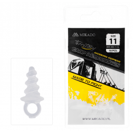 Mikado Vrut Na Boillies Plast 11mm Bílý 10 Ks