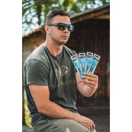 Giants Fishing Montáž S Olověnou Šňůrkou Leadcore 45Lb Leadclip 2ks 100cm Camo Brown