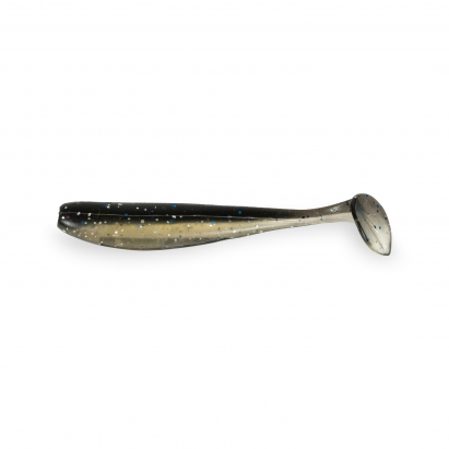Haibo gumové nástrahy EASOO T-tail fish 7,5cm 15ks - Black&Silver