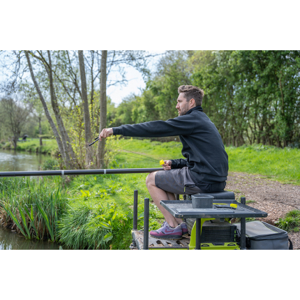 Matrix Kraťasy Black Edition Jogger Shorts Dark Grey Lime