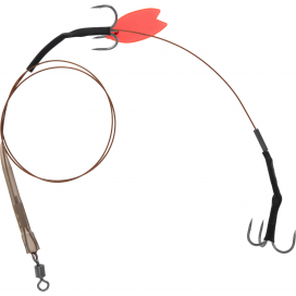 Mikado Ocelové Lanko S Trojháčky Systémek Na Štiky Č. 4 – 1 Ks.