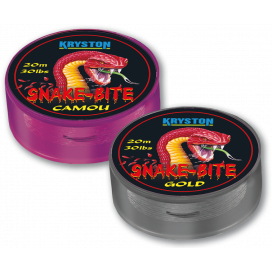 Kryston potahované šňůrky - Snake Bite Brown hnědý 30lb 20m Kryston potahované šňůrky - Snake Bite Brown hnědý 30lb 20m