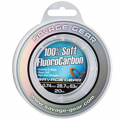 Savage Gear Soft FluoroCarbon 20m 0,60mm 21.6kg